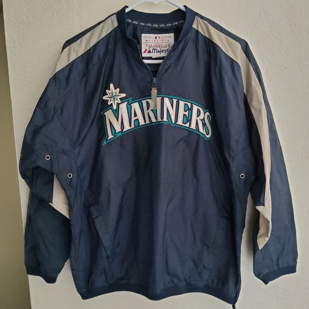 MLB MARINERS KIDS Windbreaker Size L
